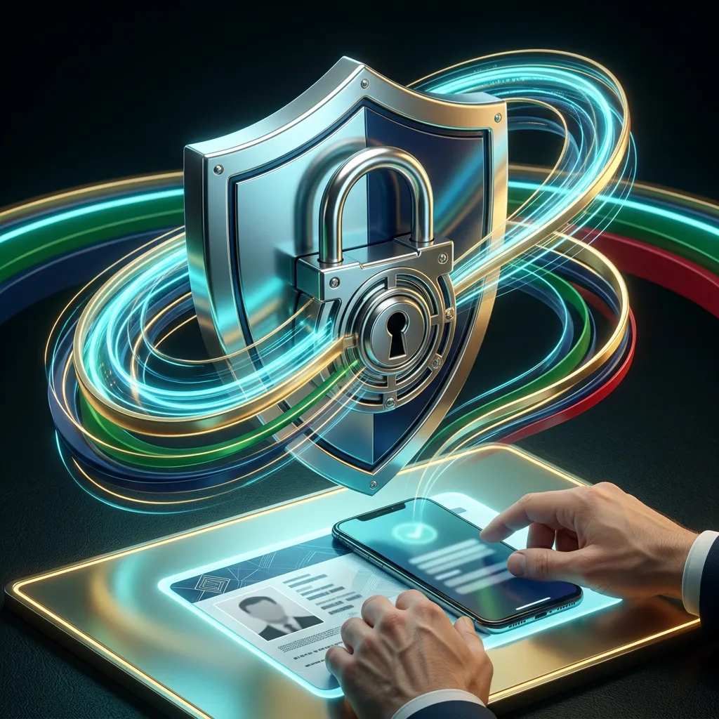 Editorial visual supporting the verification flow