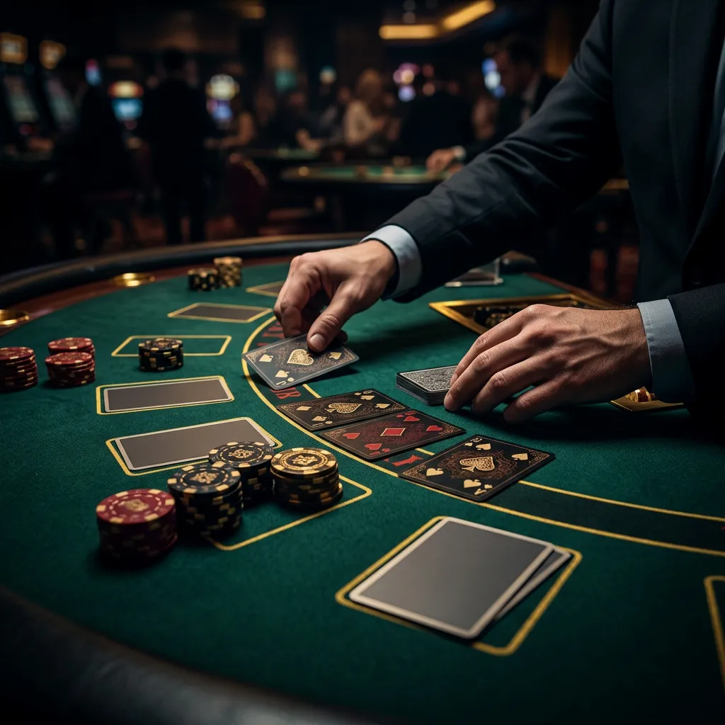 Table artwork for each live dealer card, matching the tables list order