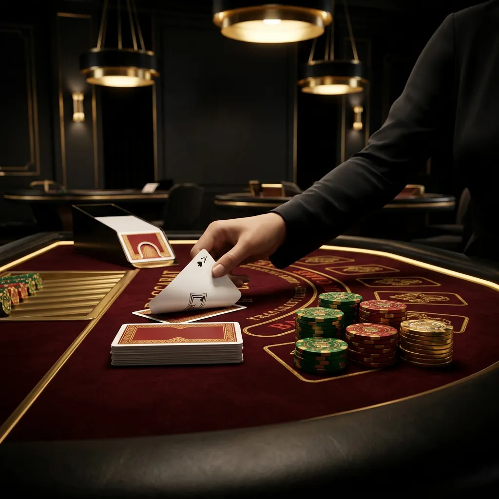 Table artwork for each live dealer card, matching the tables list order