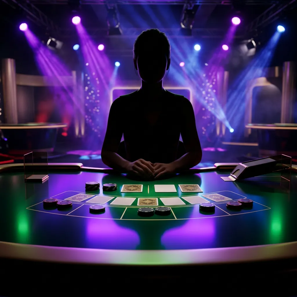 Table artwork for each live dealer card, matching the tables list order